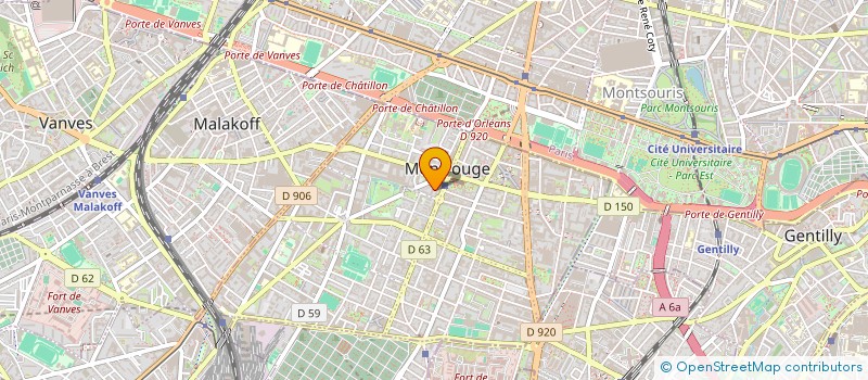 localisation de l'entreprise AYLICAR  MONTROUGE