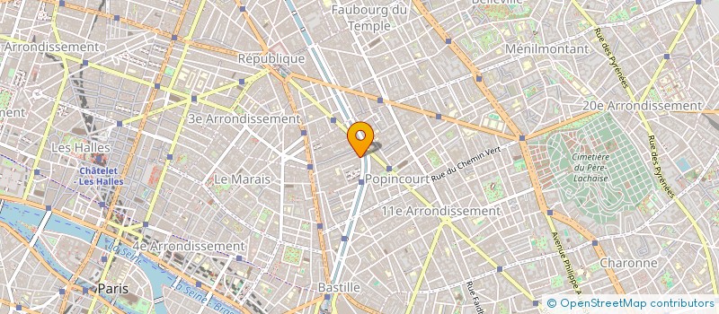 localisation de l'entreprise AYLIN à PARIS