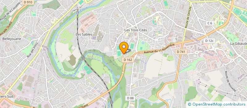 localisation de l'entreprise AYLINE  POITIERS