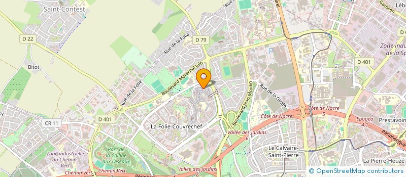 localisation de l'entreprise AYLINE TRANSPORT EXPRESS  CAEN