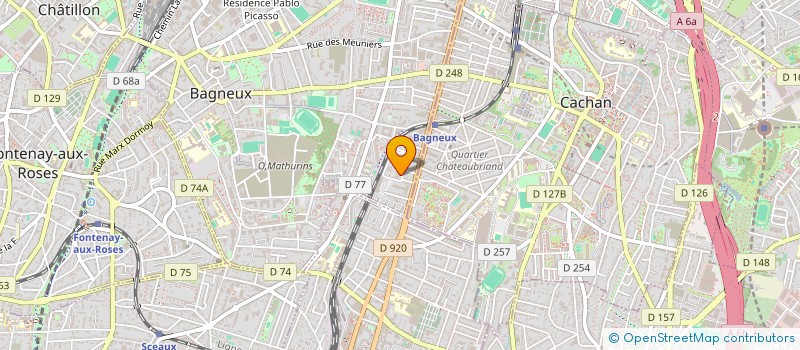 localisation de l'entreprise AYLINERGIE à BAGNEUX