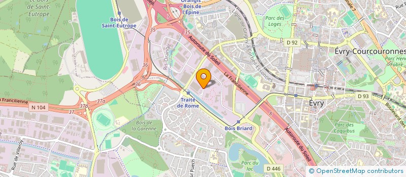 localisation de l'entreprise AYLO  EVRY-COURCOURONNES