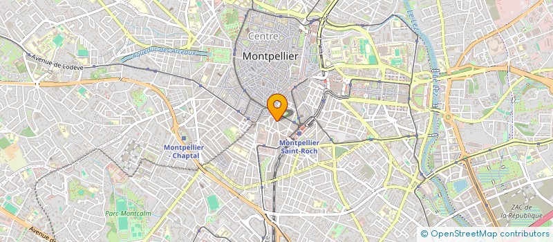 localisation de l'entreprise AYM à MONTPELLIER