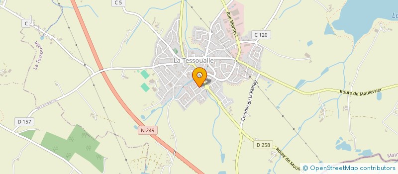 localisation de l'entreprise AYM.S AGENCEMENT à LA TESSOUALLE