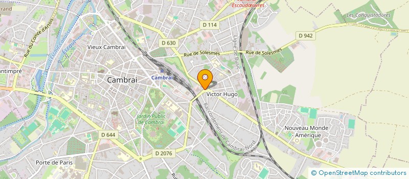 localisation de l'entreprise AYMACAT à CAMBRAI