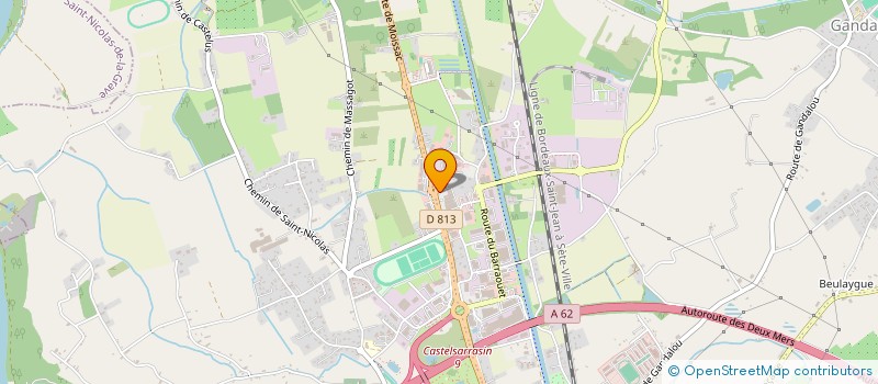 localisation de l'entreprise AYMACO  CASTELSARRASIN