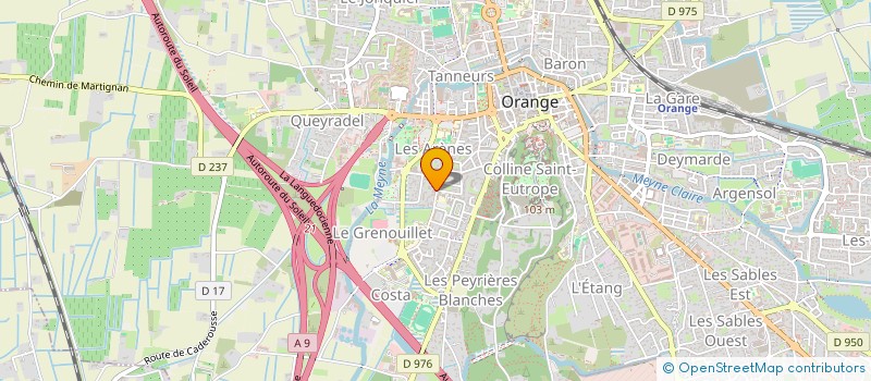 localisation de l'entreprise AYMANE à ORANGE