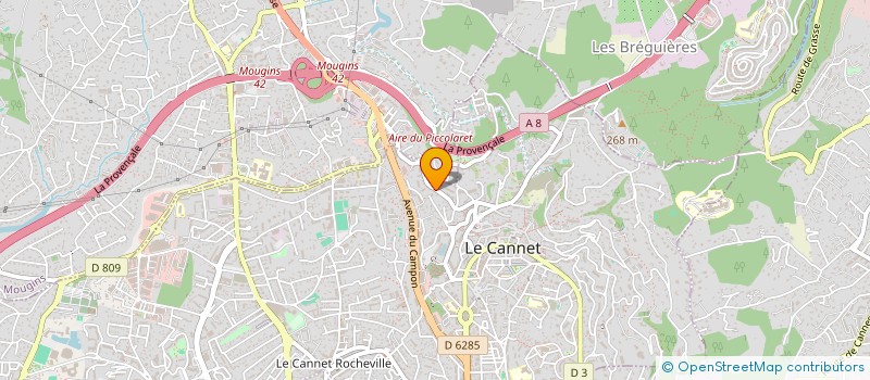 localisation de l'entreprise AYMAR FAMILY à LE CANNET