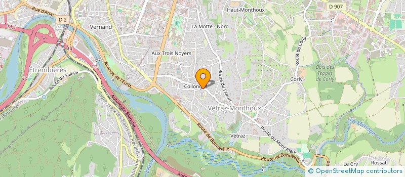 localisation de l'entreprise AYMARLUXURYCAR  VETRAZ-MONTHOUX