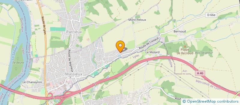 localisation de l'entreprise AYMCI  VILLEFRANCHE-SUR-SAONE