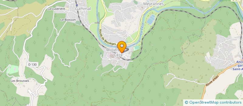 localisation de l'entreprise AYME  MOLIERES-SUR-CEZE