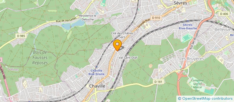 localisation de l'entreprise AYME RESTAURATION à CHAVILLE