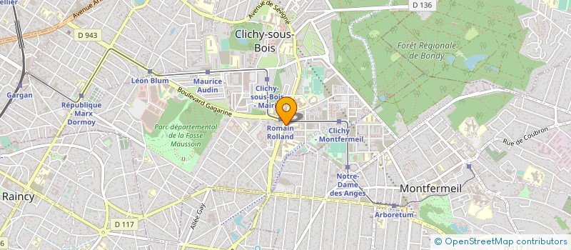 localisation de l'entreprise AYMEN à CLICHY-SOUS-BOIS