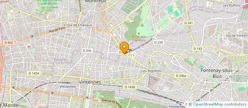 localisation de l'entreprise AYMEN RENOVA à FONTENAY-SOUS-BOIS