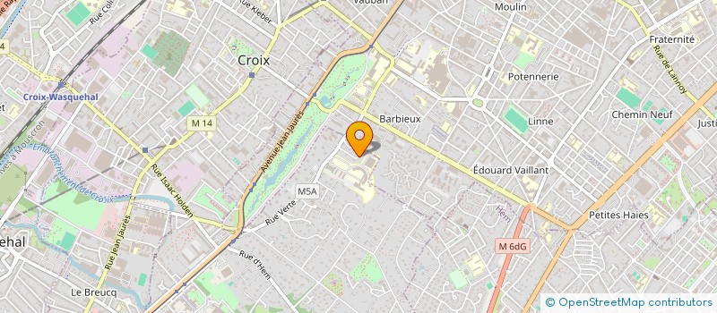 localisation de l'entreprise AYMERIC à CROIX