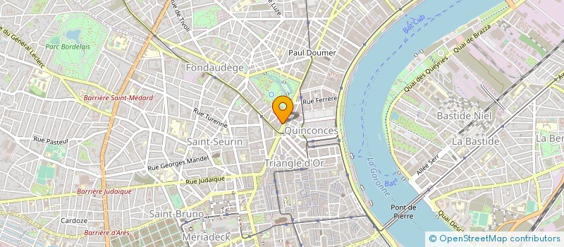 localisation de l'entreprise AYMERIC AGNES, LAETITIA BRUN-TEISSEIRE, PIERRE-ADRIEN MUNIER, NOTAIRES ASSOCIES  BORDEAUX