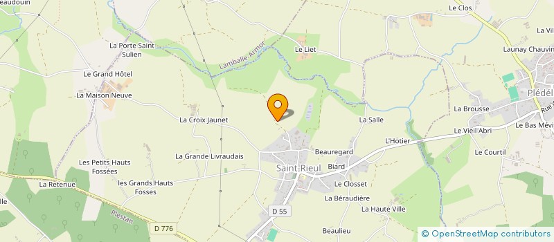 localisation de l'entreprise AYMERIC AU JARDIN  SAINT-RIEUL