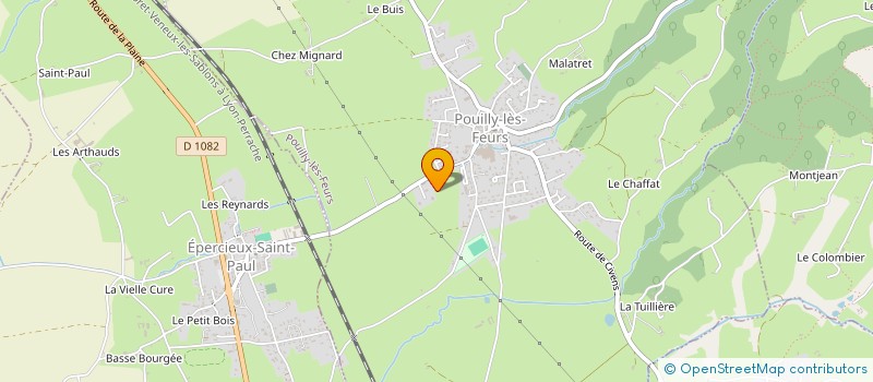 localisation de l'entreprise AYMERIC BLANCHET  POUILLY-LES-FEURS