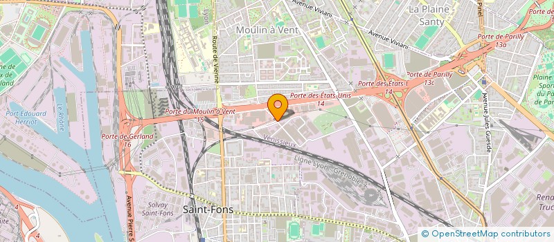 localisation de l'entreprise AYMERIC JULIA METALLERIE SERRURERIE  VENISSIEUX