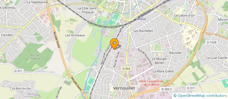 localisation de l'entreprise AYMERIC PLOMBERIE CHAUFFAGE à VERNOUILLET