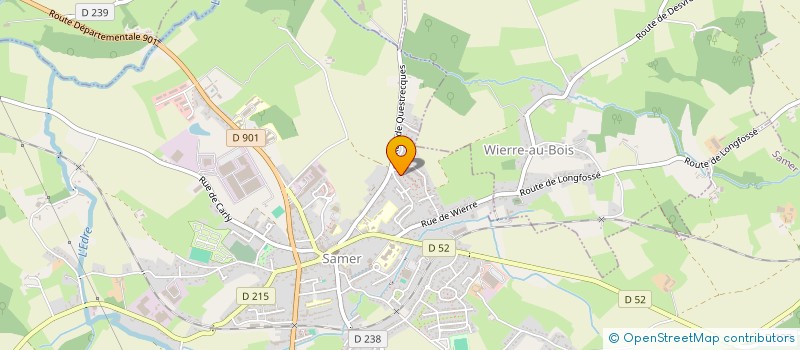 localisation de l'entreprise AYMERICK BATIMENT  SAMER