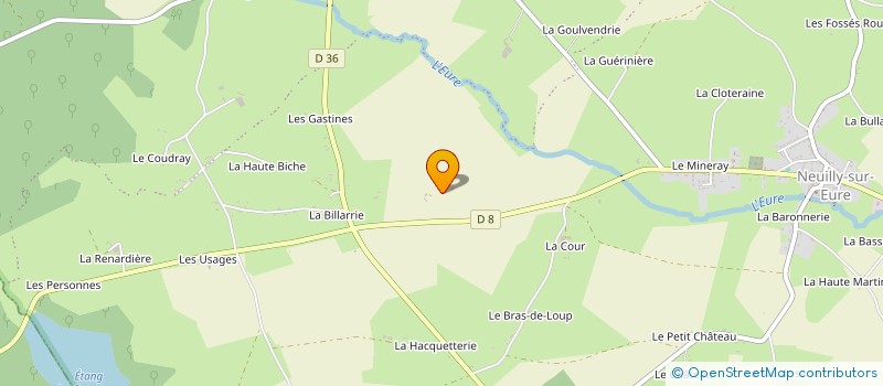 localisation de l'entreprise AYMES à LONGNY LES VILLAGES
