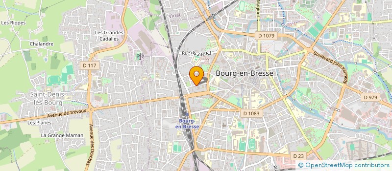 localisation de l'entreprise AYMOND TRANSPORTS à SAINT-DENIS-LES-BOURG