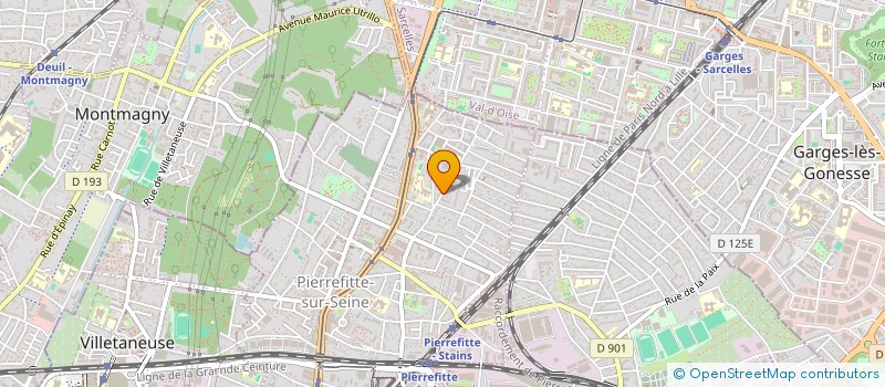 localisation de l'entreprise AYNALYTICS à PIERREFITTE-SUR-SEINE