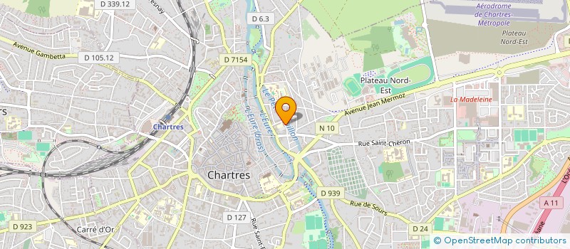 localisation de l'entreprise AYNARD à CHARTRES