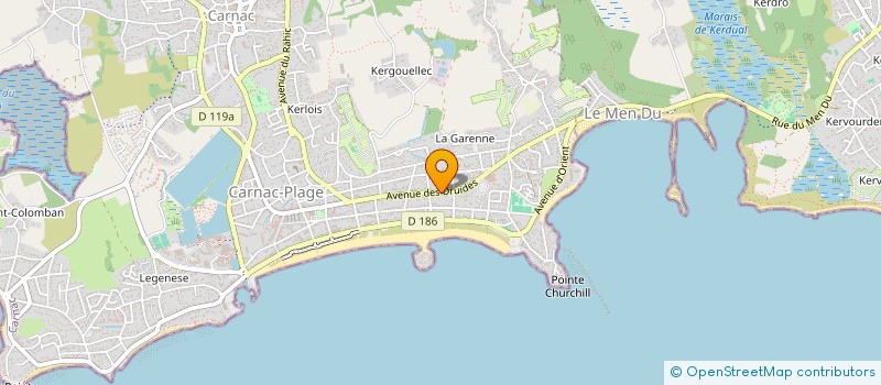 localisation de l'entreprise AYO  CARNAC