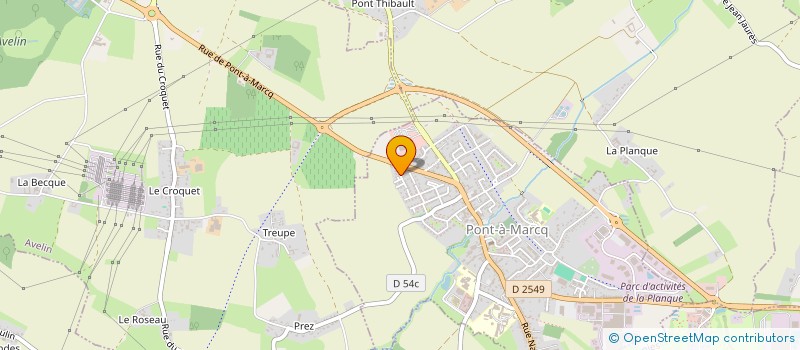 localisation de l'entreprise AYOBEE  PONT-A-MARCQ