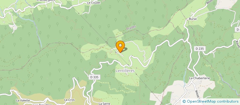 localisation de l'entreprise AYODELE  LENTILLERES