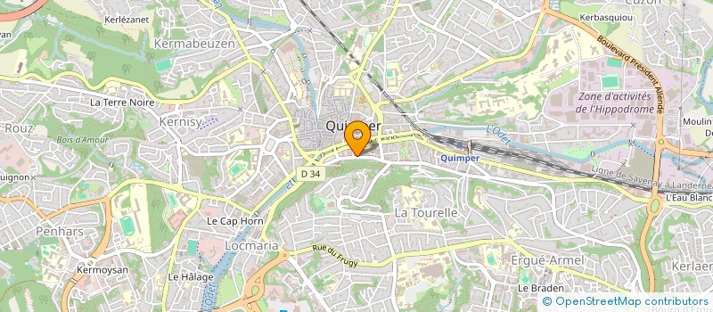 localisation de l'entreprise AYOK CONSULTING à QUIMPER