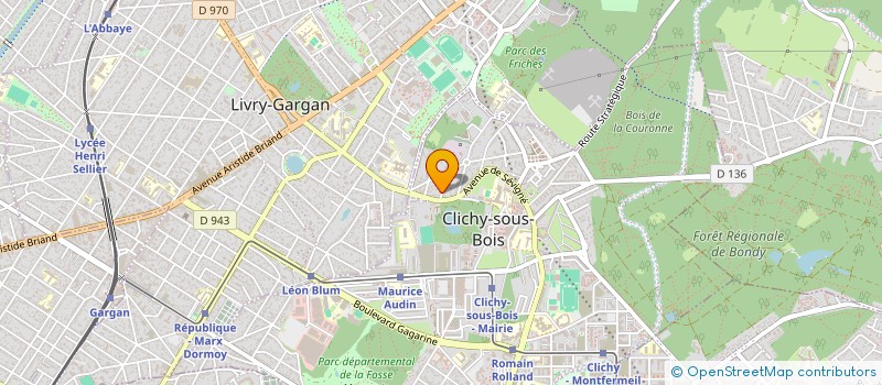 localisation de l'entreprise AYOKA à CLICHY-SOUS-BOIS