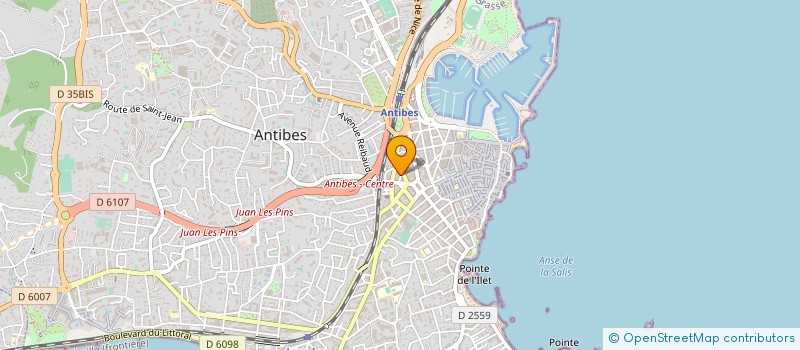 localisation de l'entreprise AYOROS INVESTISSEMENT à ANTIBES