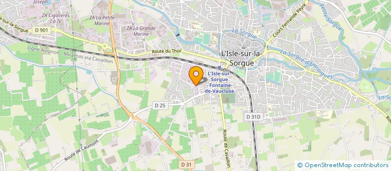 localisation de l'entreprise AYOU BRUNO à L'ISLE-SUR-LA-SORGUE