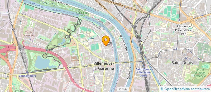 localisation de l'entreprise AYOUB  VILLENEUVE-LA-GARENNE