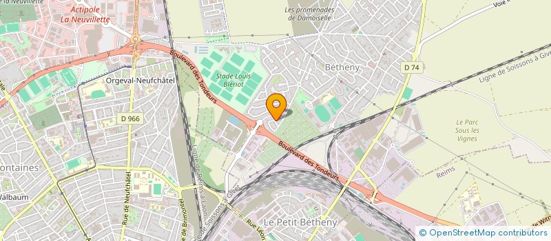 localisation de l'entreprise AYOUR  BETHENY