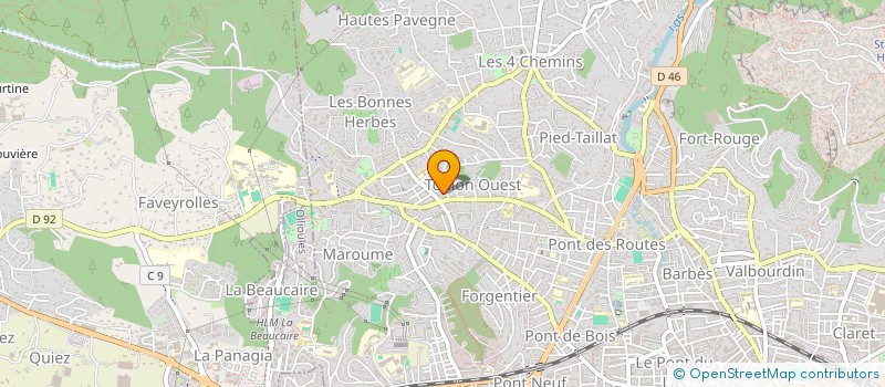 localisation de l'entreprise AYOUR33  TOULON