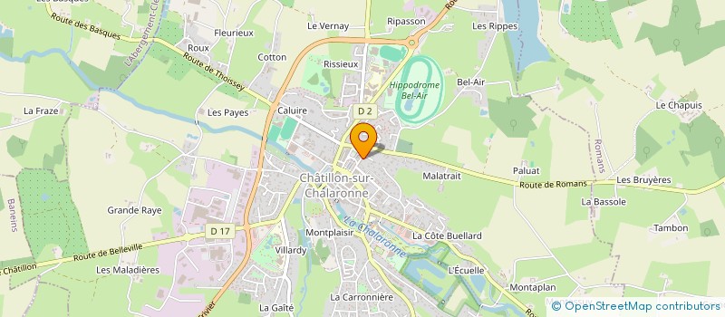 localisation de l'entreprise AYRA  CHATILLON-SUR-CHALARONNE