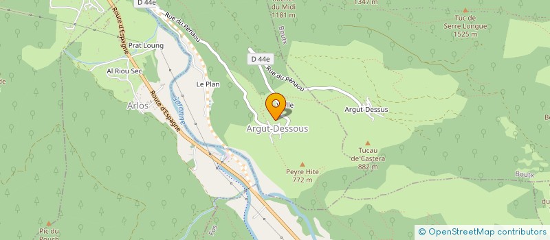 localisation de l'entreprise AYRAL  ARGUT-DESSOUS