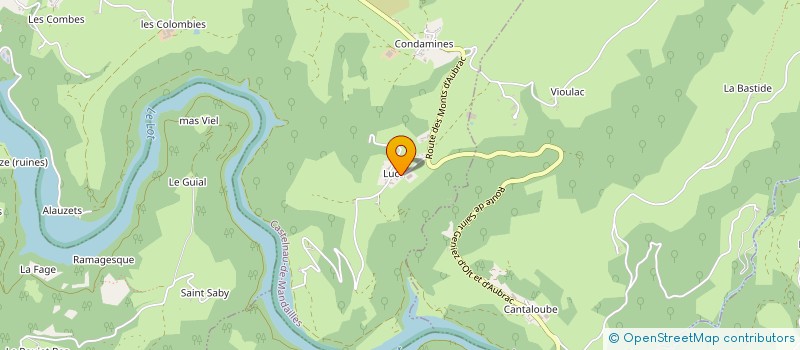 localisation de l'entreprise AYRAL ENERGIE  CASTELNAU-DE-MANDAILLES