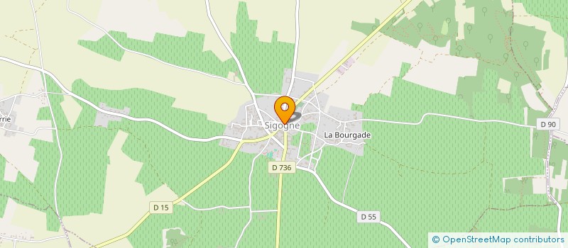 localisation de l'entreprise AYRAULT à SIGOGNE