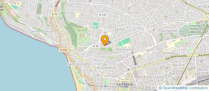 localisation de l'entreprise AYRAULT à LE HAVRE