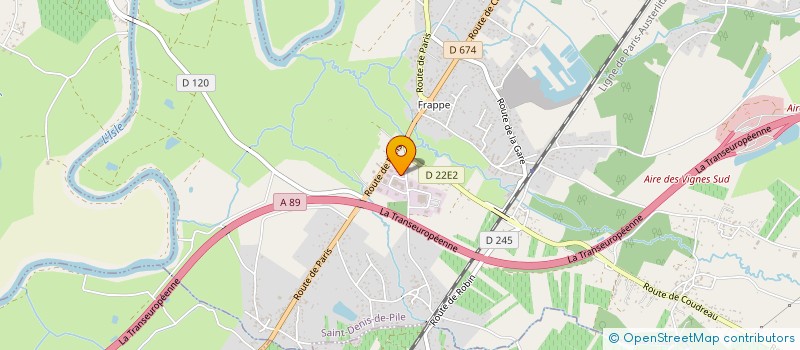 localisation de l'entreprise AYRBENS AUTO  SAINT-DENIS-DE-PILE