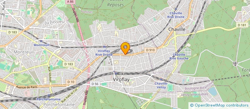 localisation de l'entreprise AYRILYS à VIROFLAY
