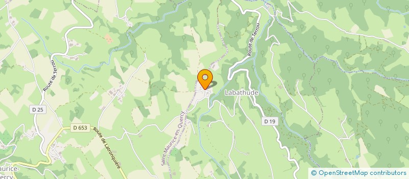 localisation de l'entreprise AYROLES  LABATHUDE