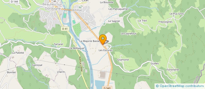 localisation de l'entreprise AYROLES COUVERTURE à BILHAC
