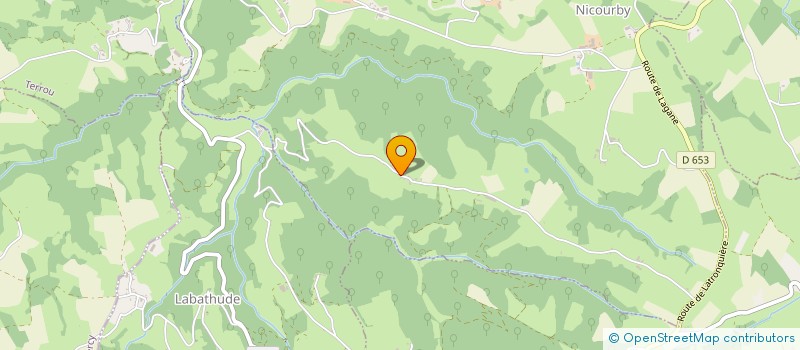 localisation de l'entreprise AYROLES FABRICE  GORSES