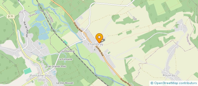 localisation de l'entreprise AYRON DECOR  CHAMBRAY